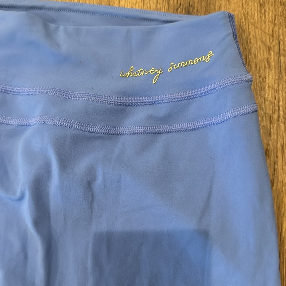Gymshark Whitney Simmons Blue Workout Leggings - Picture 4 of 5